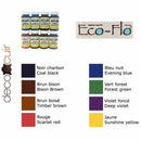 Nuancier de 8 teintures opaques à base aqueuse Eco-Flo