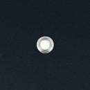 Lot de 100 rondelles pour œillets à rouler Deco Cuir, diamètre 6 mm, en acier nickelé pour accessoires de cuir.