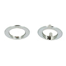 Oeillets à griffes ronds Deco Cuir, diamètre 15mm, en nickel, pour accessoires de cuir ou de décoration.