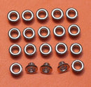 Oeillets en étoile Deco Cuir, diamètre 5mm, accessoires en nickel pour cuir et bricolage, visibles en image.