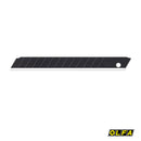 Lames de rechange pour cutter Olfa 9mm, lot de 10, qualité EXCEL BLACK, outils de coupe précis et durables.