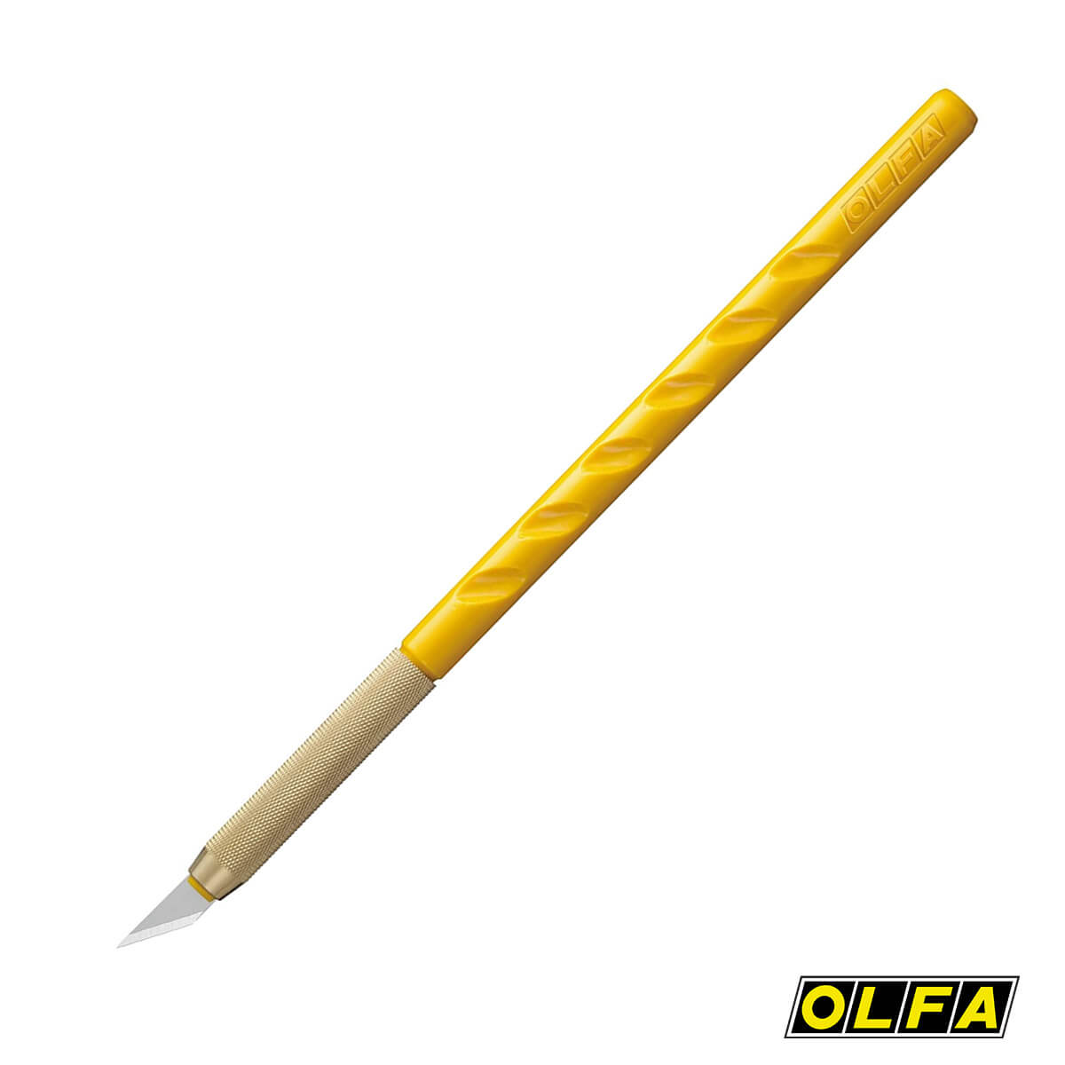Couteau d'art Olfa AK-1/5B avec 5 lames, outil précis pour la sculpture et le découpage.