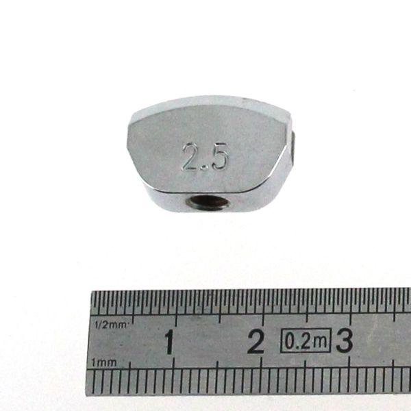 Outil chauffant pour fer à fileter double, ambidextre, marque Adece, avec un filet de 2,5 mm, utilisé pour couper ou modeler.