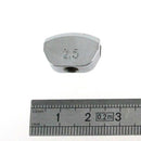 Outil chauffant pour fer à fileter double, ambidextre, marque Adece, avec un filet de 2,5 mm, utilisé pour couper ou modeler.
