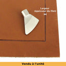 Outil de filetage simple pour fer à fileter Adece, profilé, avec filet de 1 mm, utilisé pour réaliser des filetages précis.