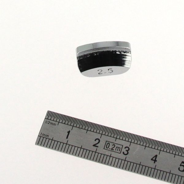 Outil chauffant pour fileter simple en acier Adece, fer à fileter avec filet symétrique de 2,5 mm pour outils de coupe.