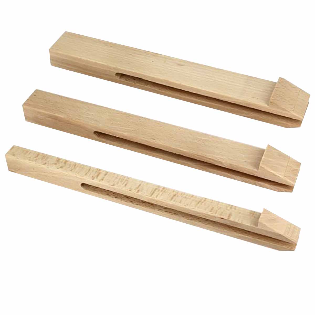 Lot de 3 pinces à passant Deco Cuir pour pince de sellier pliante, largeurs 15, 25 et 35 mm, outil de maroquinerie