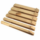 Lot de 6 pinces à passant Deco Cuir pour pince de sellier, largeurs de 15 à 40 mm, outil pratique pour la maroquinerie.