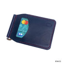 Pince à billets à ressort de 70 mm, finition nickelée, accessoire pratique pour maintenir les billets en cuir.