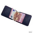 Pince à billets à ressort de 70 mm en nickelé, accessoire pratique pour organiser et sécuriser les billets.