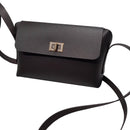 Kit complet pour créer une pochette en cuir tannage végétal marron foncé, par Deco Cuir, pour projets DIY et créations artisanales.