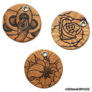 Clé en cuir pour tatouage avec kit d'œillets à rouler et outils de pose, accessoires pour tatoueurs et artisans.
