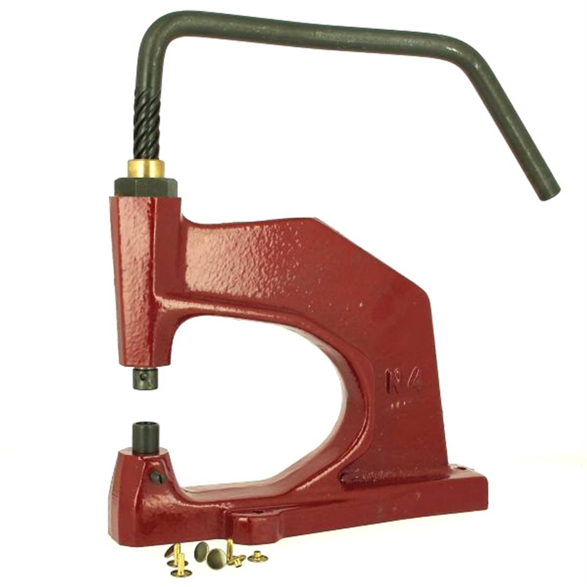 Presse d'établi pour pose d'accessoires en cuir, rivets, œillets et boutons pression, outil de qualité de marque Autres.
