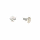 Rivets doubles en laiton de taille moyenne avec calotte, pour accessoires de maroquinerie, de la marque Deco Cuir.