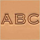 Ensemble d'outils Tandy Leather pour frapper les 26 lettres de l'alphabet, 1,25 cm, pour personnaliser le cuir.