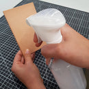 Flacon spray vaporisateur de 300 ml pour teintures et peintures, avec un vaporisateur en plastique transparent